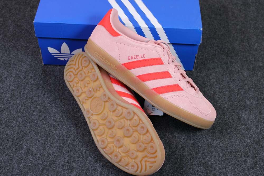 adidas Women's Gazelle Indoor 'Wonder Mauve Gum' JQ1793 - Picture 3 of 6
